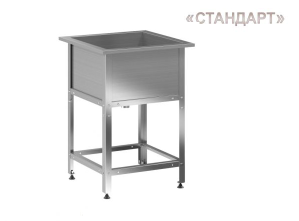 Ванна моечная из нержавейки AISI 430 в в Магнитогорске для школьного общепита, столовой и ресторана фото 2